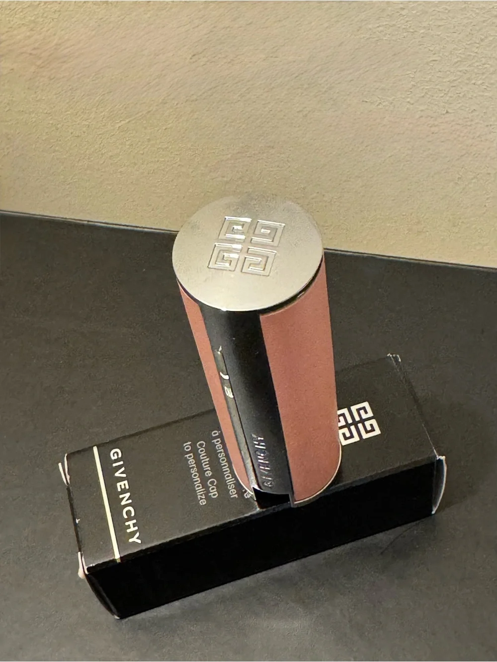 BNIB Rare Givenchy Le Rouge Custom Couture Lipstick Cap Case N° 41 Pink Leather
